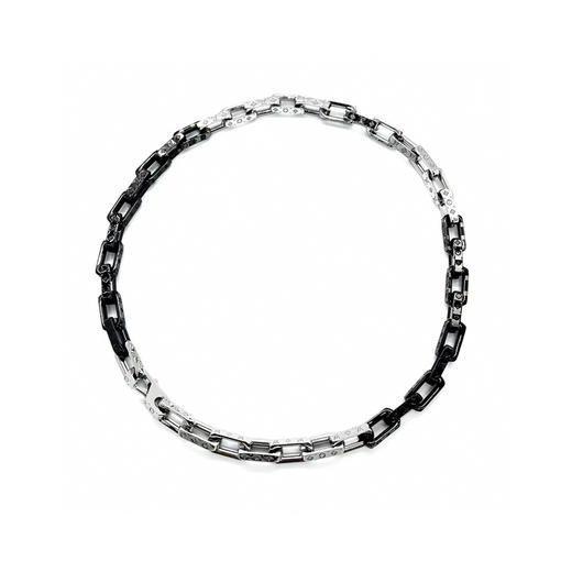 𝐋𝐨𝐮𝐢𝐬 𝐕𝐮𝐢𝐭𝐭𝐨𝐧
黑白竹节拼接项链 商品图8