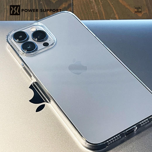 【PowerSupport】适用于iPhone 13 系列 磨砂透黑 手机壳 商品图3