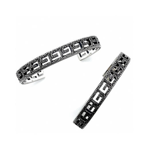 𝐆𝐮𝐜𝐜* 9mm方形G镂空手镯 商品图7