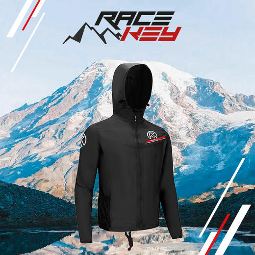 BigK 大K RACE KEY轻薄冲锋衣 越野强装必备 户外徒步 商品图2