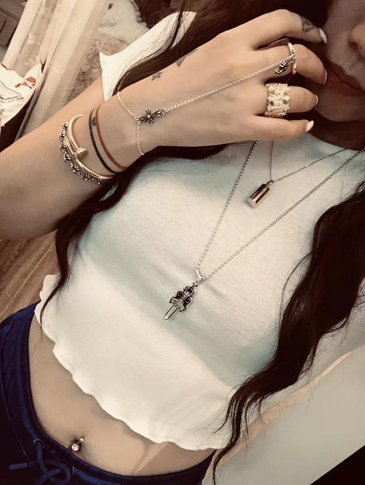 克罗心Chrome hearts 小号宝剑项链 商品图5