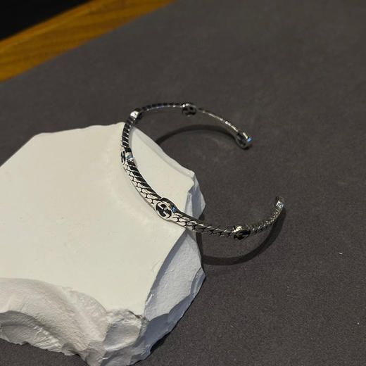 Gucci古驰   窄版双G链条手镯 商品图2