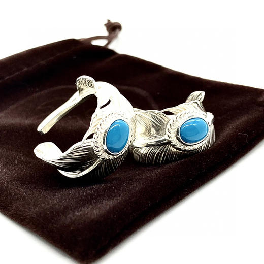 Goro’s高桥吾郎 松石羽毛戒指 商品图6