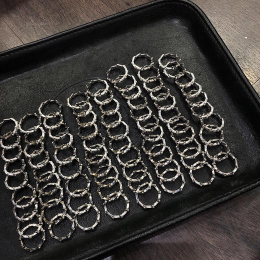 𝐂𝐡𝐫𝐨𝐦𝐞 𝐡𝐞𝐚𝐫𝐭𝐬 克罗心鱼骨条戒 商品图6