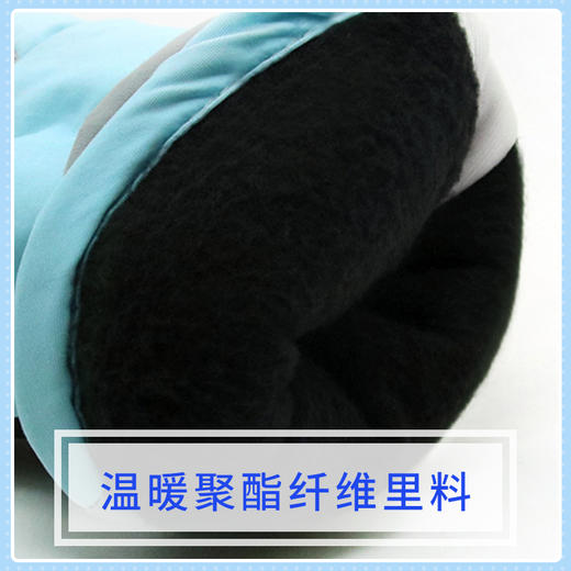 bayb儿童手套男童5-12岁 冬季保暖加绒加厚户外滑雪女童防水五指套 商品图2