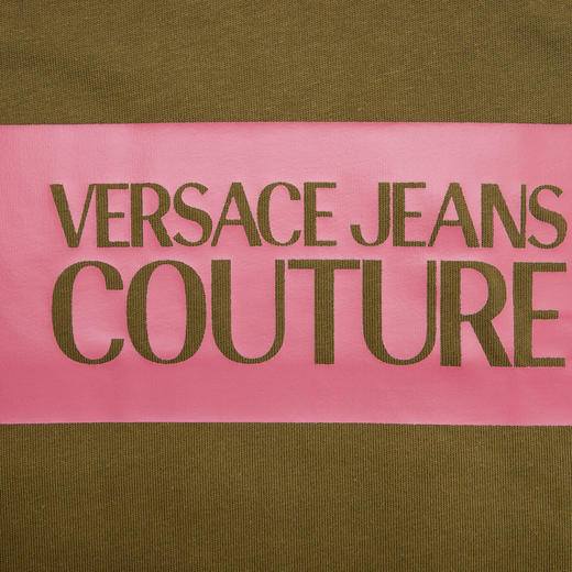 VERSACE JEANS COUTURE  范思哲 2023春夏新品 男士LOGO印花宽松版半袖T恤 商品图4