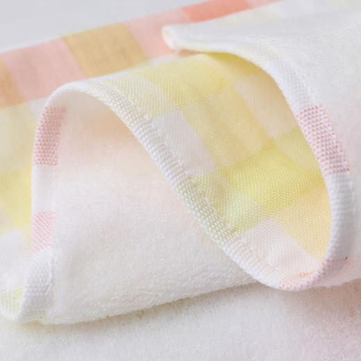 纱布无捻彩格面巾双条装礼盒 商品图4