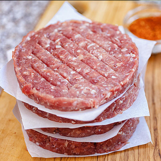 安格斯纯牛肉饼 | 安格斯牛原切 1:9肥瘦配比 口感细腻 15mm真实厚度  汉堡肉牛排早餐西餐 商品图8