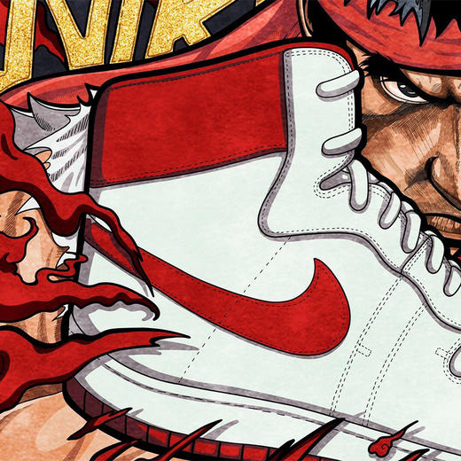 收藏系列《街霸》 潮流艺术版画 限量300版 52.5*72.5cm 商品图1