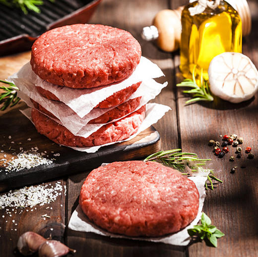 安格斯纯牛肉饼 | 安格斯牛原切 1:9肥瘦配比 口感细腻 15mm真实厚度  汉堡肉牛排早餐西餐 商品图5