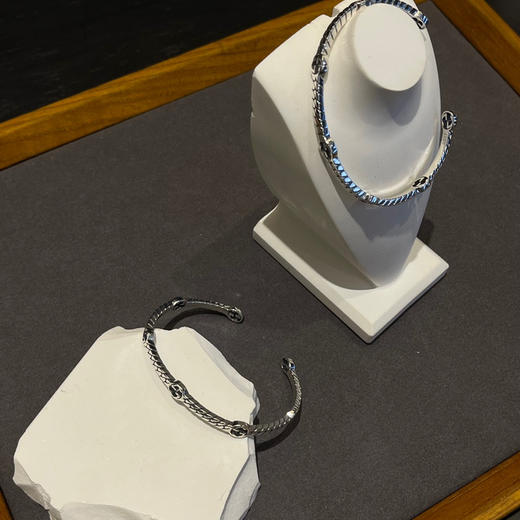 Gucci古驰   窄版双G链条手镯 商品图5