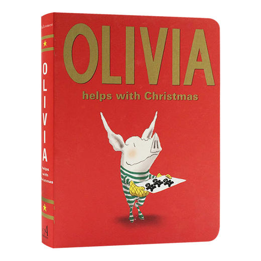 奥莉薇的圣诞节 纸板书 英文原版 Olivia Helps with Christmas 凯迪克大奖 吴敏兰推荐 儿童英语图画故事书 英文版进口原版书籍 商品图0
