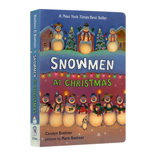 英文原版 Snowmen at Christmas 圣诞节的雪人 绘本 纸板书 英文版 进口英语原版书籍 商品图0