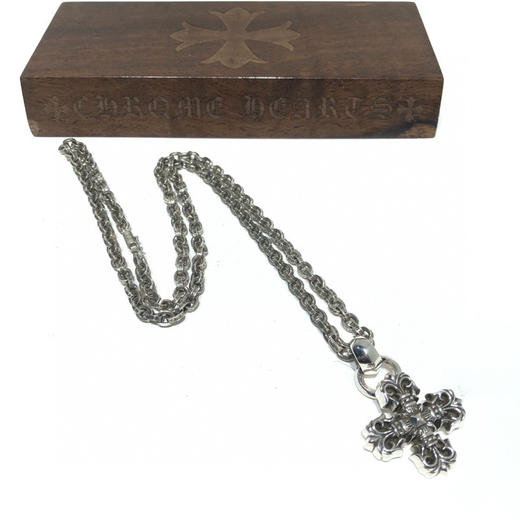 chrome hearts 小火焰十字花项链 商品图7