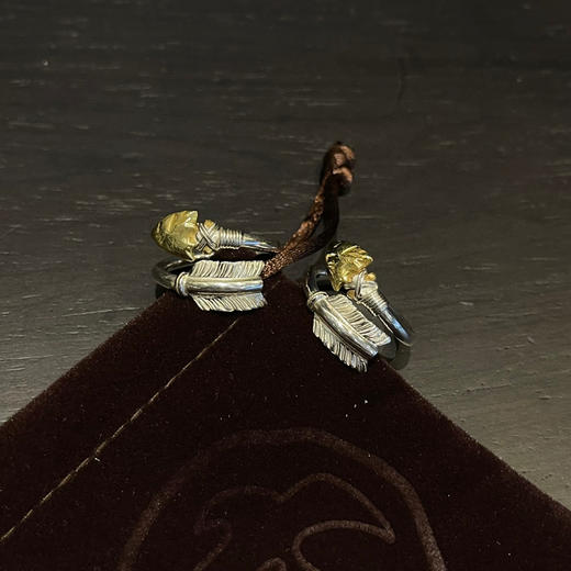 GORO'S 高桥吾郎  金头羽毛弓箭戒 商品图5