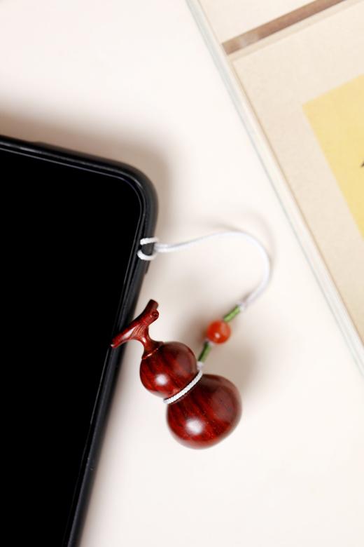 【青山精选】小叶紫檀  福禄  葫芦 挂坠吊坠 手把件  2*3.5cm s63 商品图3