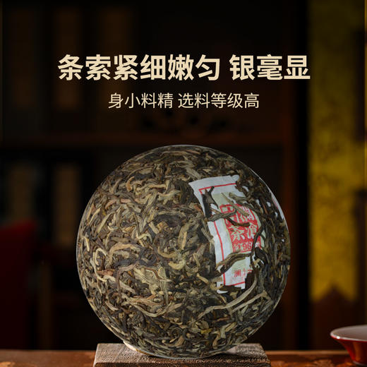 （绵纸有轻微虫咬，介意慎拍~~）澜沧古茶2012年乔木银沱普洱生茶100g 商品图2