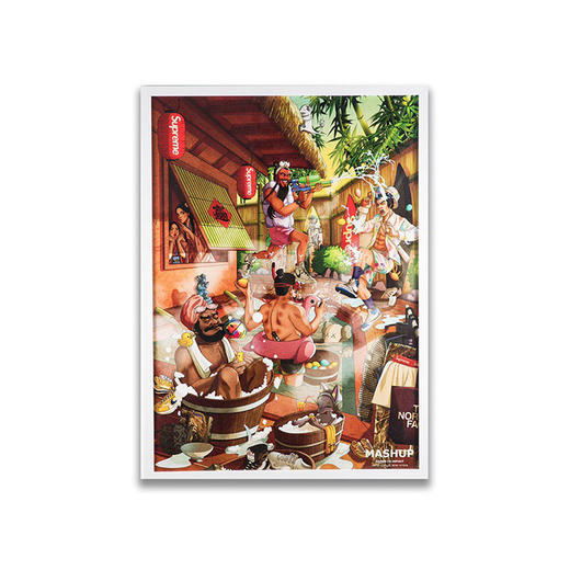 收藏系列《三英战吕布》 潮流艺术版画  52.5*72.5cm 商品图0