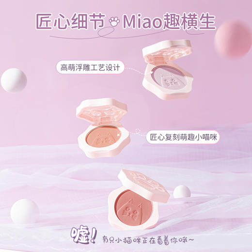 【官方旗舰店】稚优泉（CHIOTURE）新版萌爪甜心猫爪单色腮红sph 商品图2