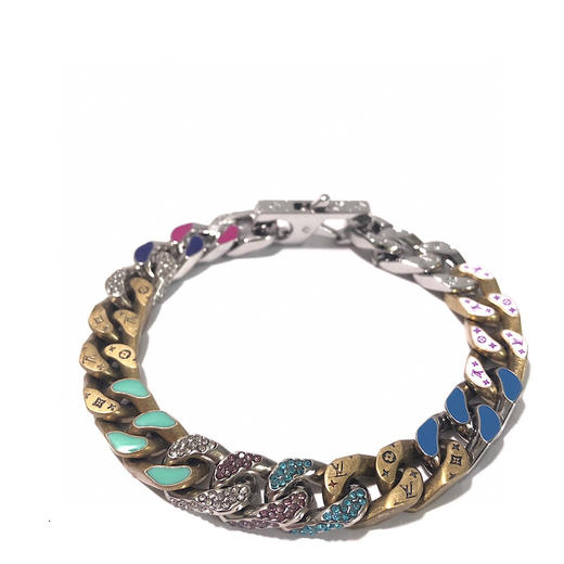 Louis Vuitton LV20ss最新款糖果色淬火古巴卡龙链 商品图4