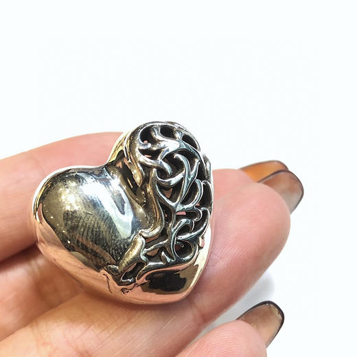 克罗心心形蔓藤戒指 商品图2