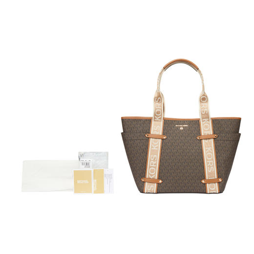 MICHAEL KORS 迈克.科尔斯 女士MAEVE系列老花图案大号购物袋手提托特包30T2G5VT3B 商品图4