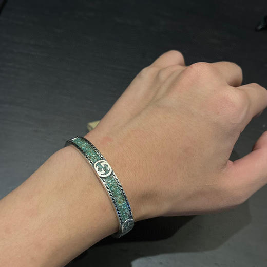Gucci 古驰 绿松石圈手镯 商品图0