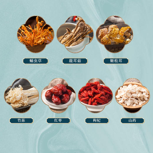 菌菇汤料包炖鸡干货菌菇食材滋补广东老火老料包58g 商品图1