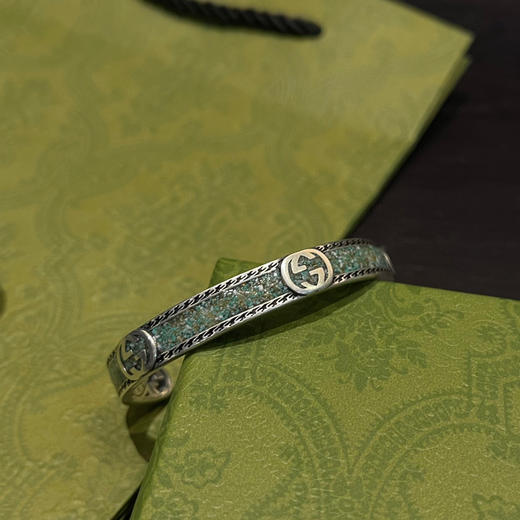 Gucci 古驰 绿松石圈手镯 商品图3