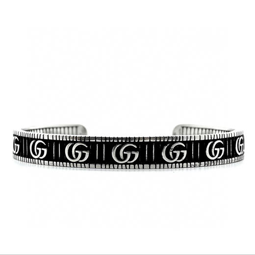 𝐆𝐮𝐜𝐜* 双G复古齿轮手镯 商品图7