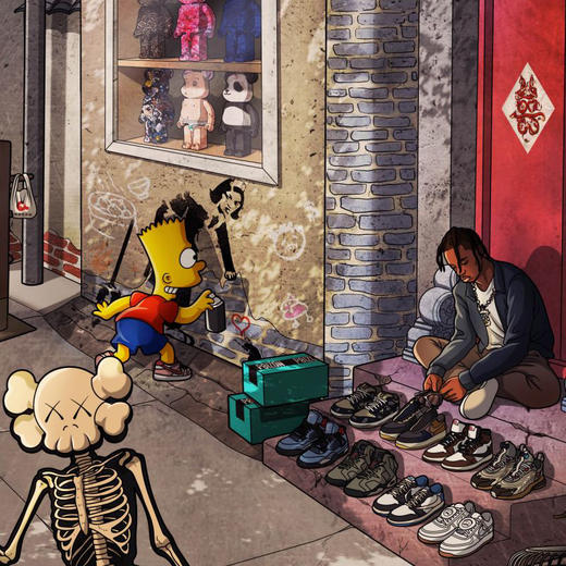 收藏系列《北京·胡同》 潮流艺术版画 限量500版 52.5*72.5cm 商品图3