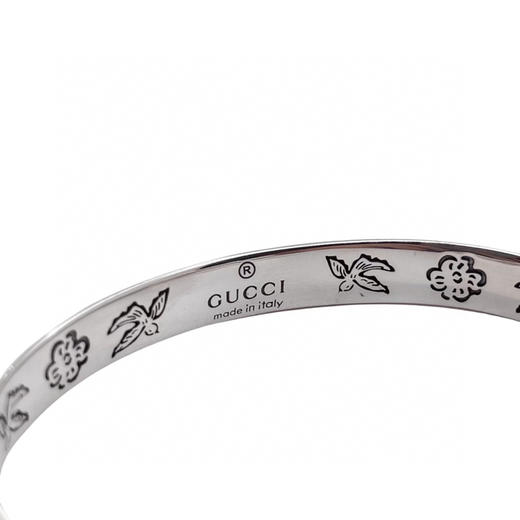 Gucci 古驰 宽版花鸟手镯 商品图8