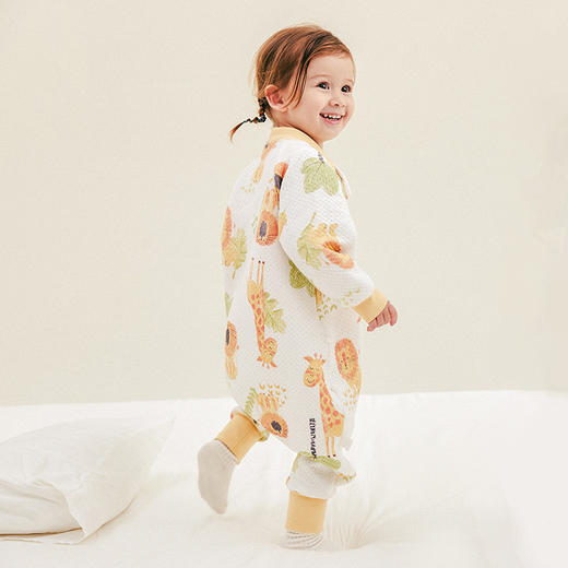 【9色 “0压感”轻松安睡】威尔贝鲁婴儿睡袋防踢被分腿睡袋春秋儿童宝宝春秋棉睡袋 商品图1