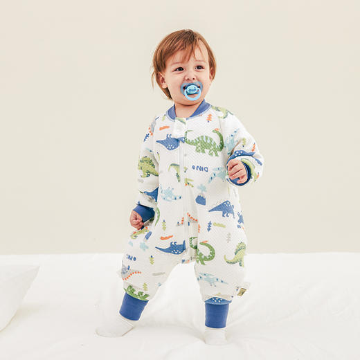 【9色 “0压感”轻松安睡】威尔贝鲁婴儿睡袋防踢被分腿睡袋春秋儿童宝宝春秋棉睡袋 商品图0