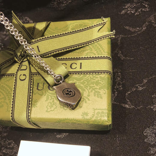 𝐆𝐮𝐜𝐜*做旧虎头银项链 商品图5