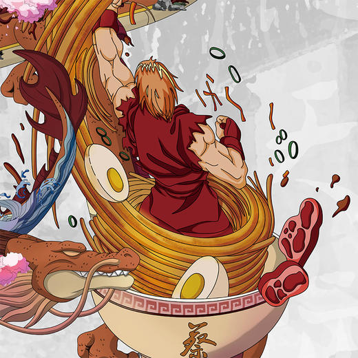 收藏系列《武汉三镇》 潮流艺术版画 限量999版 52.5*72.5cm 商品图3