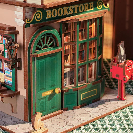 同趣 时光书店拼装收纳屋 生日礼物 商品图3