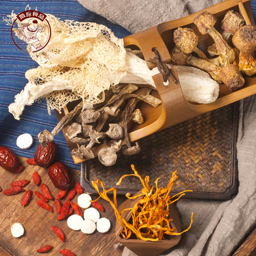 菌菇汤料包炖鸡干货菌菇食材滋补广东老火老料包58g 商品图2