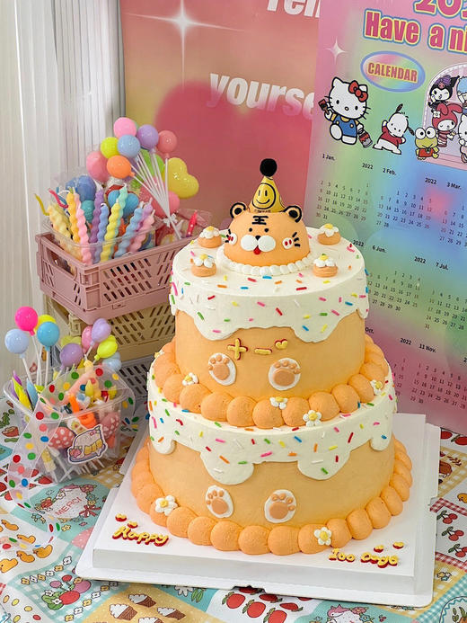 小老虎生日蛋糕 商品图1