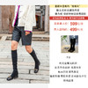 【断码特惠不退换】弹力绒不过膝靴丨弹力绒 包容胖瘦脚脚 复古 方头设计 优雅有型 4cm方跟 百搭 显腿长显瘦的“瘦瘦靴” 商品缩略图1