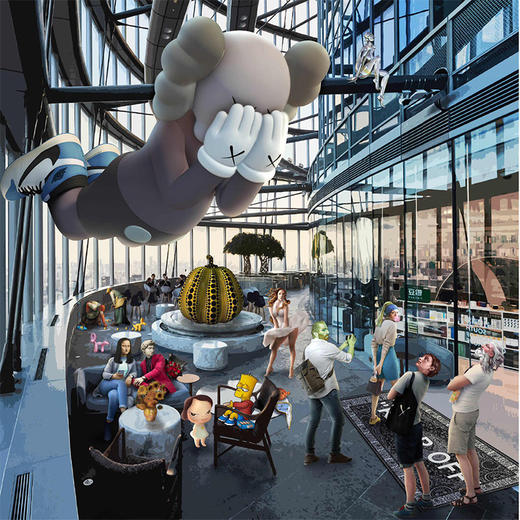 收藏系列《云端》 潮流艺术版画 限量199版 52.5*72.5cm 商品图3