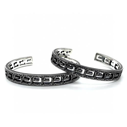 𝐆𝐮𝐜𝐜* 9mm方形G镂空手镯 商品图8