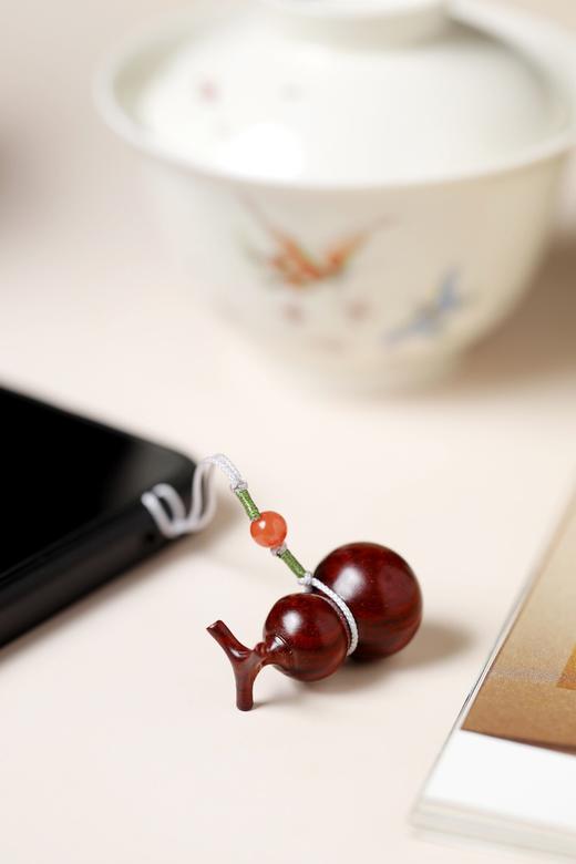 【青山精选】小叶紫檀  福禄  葫芦 挂坠吊坠 手把件  2*3.5cm s63 商品图2
