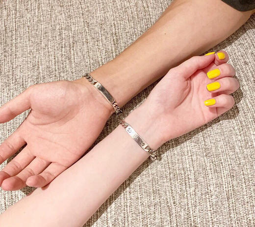 Guc*i纯银 Ghost系列小精灵  肖战同款手链 商品图11