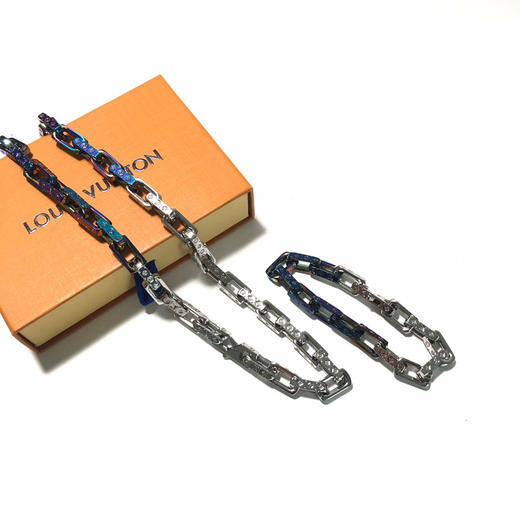 Louis Vuitton 阴阳炫彩渐变淬火竹节项链/手链 商品图4