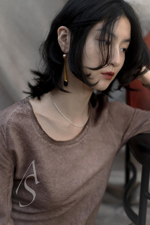 Sophie Buhai   长水滴型镀金loulou缟玛瑙珍珠耳坠（一对） 商品图3