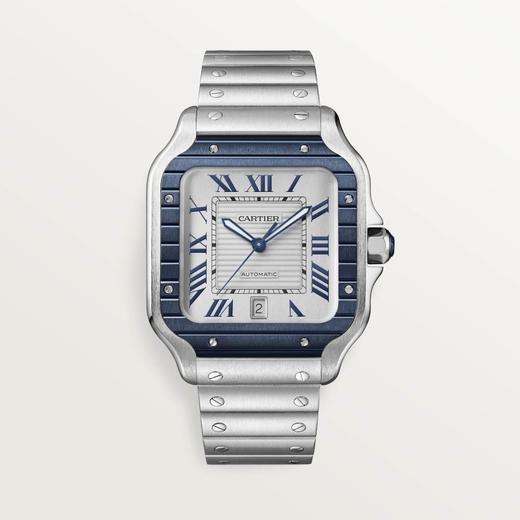卡地亚 Cartier Santos de Cartier腕表 大号 精钢 自动上链 WSSA0047 商品图0