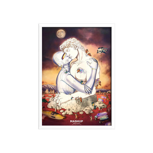 收藏系列《胜利之吻2.0》 潮流艺术版画 限量999版 52.5*72.5cm 商品图0