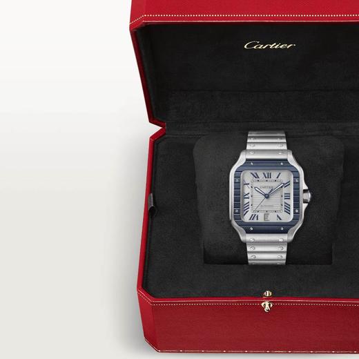 卡地亚 Cartier Santos de Cartier腕表 大号 精钢 自动上链 WSSA0047 商品图5