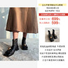 【断码特惠不退换】复古摩登蝴蝶结方头短靴‖甄选进口胎羊皮材质 羊皮中z好的一张皮  质地轻盈柔软细腻  手感滑爽  质感镐  做成半花型的蝴蝶结 方头设计 古典摩登 内里和垫脚采用丝绸羊皮时尚优雅风 商品缩略图1